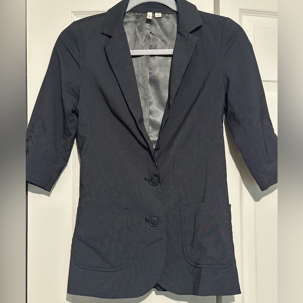 Pinstripe Blazer